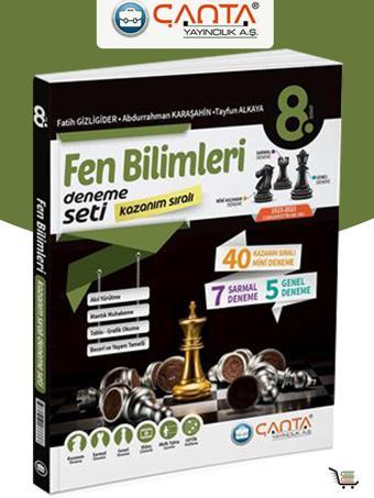 Çanta 8. Sınıf Mini Fen Bilimleri Kazanım Sıralı Deneme Seti - Çanta Yayınları