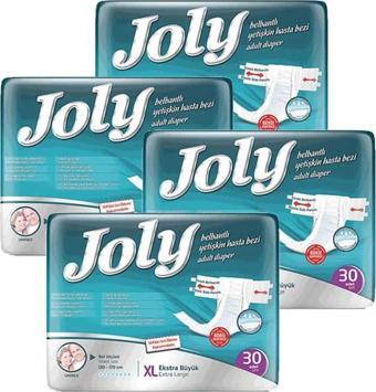 Joly Belbantlı Yetişkin Hasta Bezi Extra Büyük 30 Lu X 4 Adet