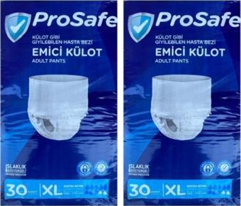 Prosafe Yetişkin Emici Külot Hasta Bezi Xl Extra Büyük 60 Adet (2Pk*30)