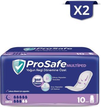 Prosafe Multiped Gece 10'Lu X2