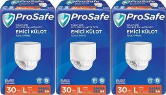 Prosafe Emici Külot Hasta Bezi Büyük-Large 90 Adet (3Pk*30)