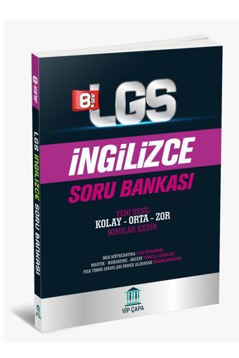 Çapa Yayınları 8,Sınıf Lgs İngilizce Soru Bankası 2024 2025 Baskı Yılı - Çapa Yayınları
