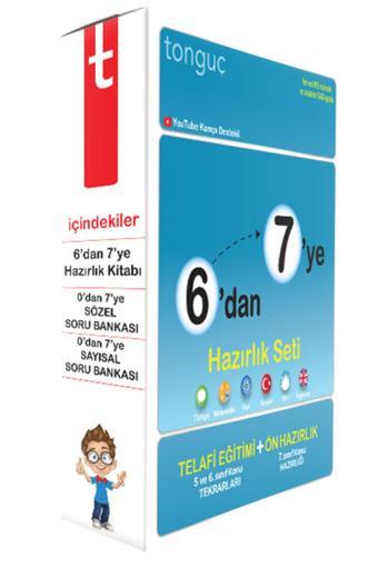 6'dan 7'ye Hazırlık Seti 2021- 2022 Yılı Yeni Baskı - Tonguç Akademi