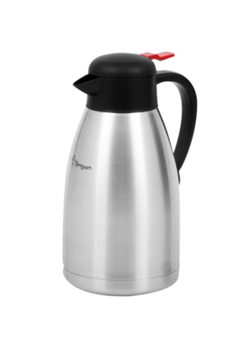 2 Litre Çelik Sürahi Termos – 12 Saat Sıcak, 24 Saat Soğuk Tutma | Paslanmaz Çelik, Geniş Ağızlı, Ergonomik Tasarım