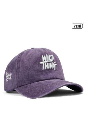 Black Börk Vintage (Eskitme) Baseball Unisex Wild Thing Mor Şapka (Cap)