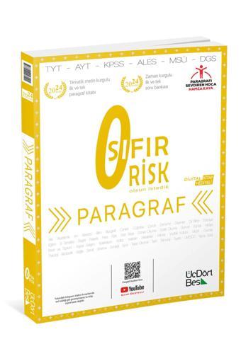 345 - Paragraf Sıfır Risk 2024 - Üç Dört Beş Yayınları