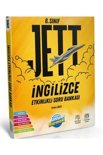 8.sınıf Jet Ingilizce Soru Bankası Ünlüler Karması - Ünlüler Karması Yayınları