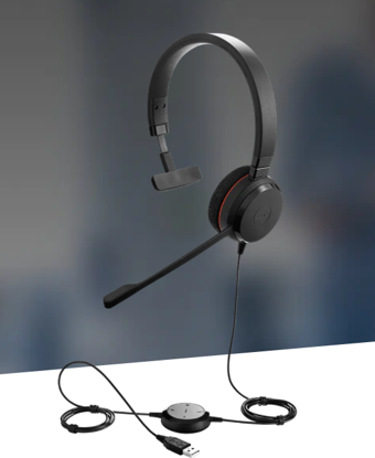 Jabra Evolve 20 Mono USB NC MS Kulak Üstü Kulaklık