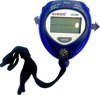 Avessa CG-512 10 Hafızalı Elektronik Stopwatch Kronometre 10 Lap