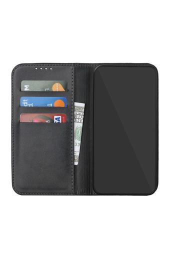 Uk Xiaomi Mi Note 10 Lite Uyumlu Suni Deri Cüzdan Kılıf