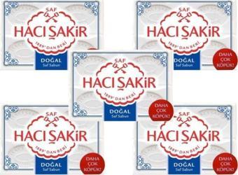 Hacı Şakir Kalıp Sabun 4'lü Doğal 600gr. X 5 Adet