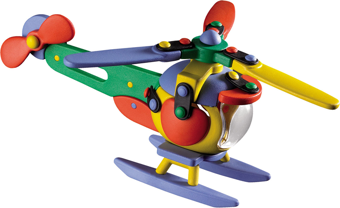 Micomic Helikopter 3D Yapboz Oyuncak