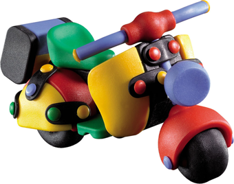 Micomic Motosiklet 3D Yapboz Oyuncak