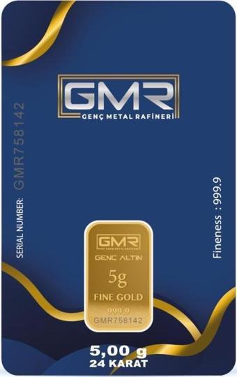 RimaGold 5 gr 24 Ayar 999.9 Milyem GMR Gram Altın