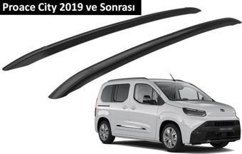 Toyota Proace City 2019 ve Sonrası Orjinal Tip OEM Tavan Çıtası (Siyah Renk)