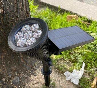Cata 7 W Led Solar Bahçe Armatürü, Güneş Enerjili Bahçe Lambası (Amber Rengi Ct-7310)