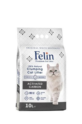 Aktif Karbonlu Topaklanan Ince Taneli Kedi Kumu 10 Lt