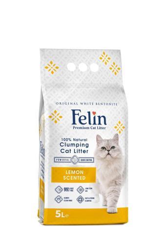 Limon Kokulu Topaklanan Ince Taneli Kedi Kumu 5lx2