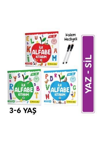 Yükselen Zeka İlk Alfabe Kitabım Yaz Sil Serisi - Yükselen Zeka Yayınları