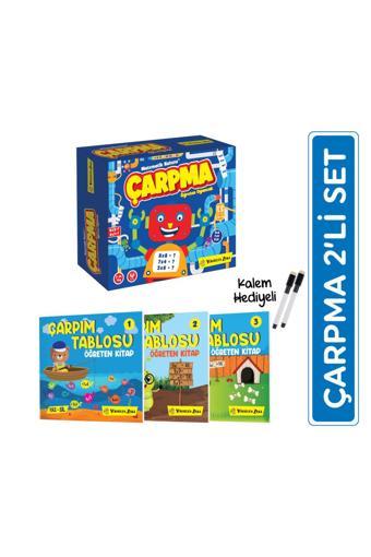 Yükselen Zeka Çarpma Öğreten Oyuncak - Çarpma Öğreten Kitap 2'Li Set - Yükselen Zeka Yayınları