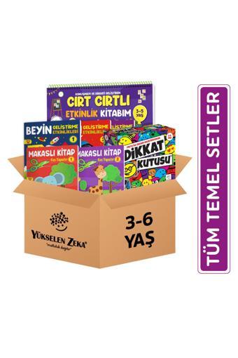 Yükselen Zeka 3-6 Yaş Temel Setler Kolisi - Yükselen Zeka Yayınları
