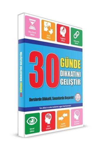 Yükselen Zeka Yayınları Yükselen Zeka 30 Günde Dikkatini Geliştir ( 6-12 Yaş ) - Yükselen Zeka Yayınları