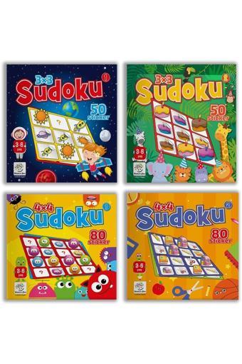 Yükselen Zeka Yayınları 3-6 Yaş Stickerlı Çıkartmalı Sudoku Seti Yükselen Zeka - Yükselen Zeka Yayınları
