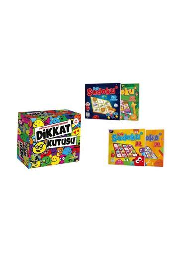 Yükselen Zeka Yayınları 3-6 Yaş Dikkat Kutusu Ve Stickerli Sudoku - Yükselen Zeka Yayınları
