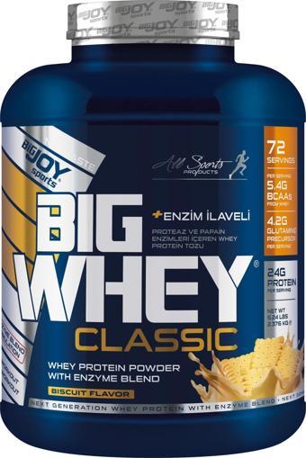 Bigjoy Sports Whey Protein Tozu Bigwhey Classic Bisguit 2376g Bisküvi Whey Protein Powder Wıth Enzım Blend