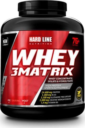 Hardline Whey 3matrix Protein Tozu Çilek 2300 gr