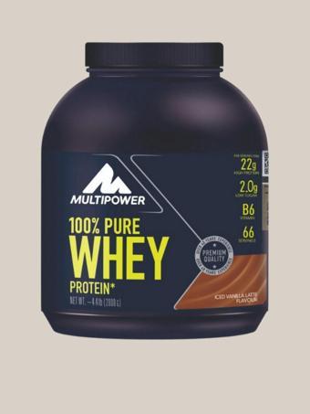 Multipower Protein Tozları - Whey Protein Iced Latte 2000G