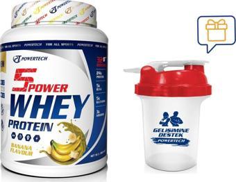 POWERTECH 5power Whey Protein 960 Gr Muz Aromalı Protein Tozu