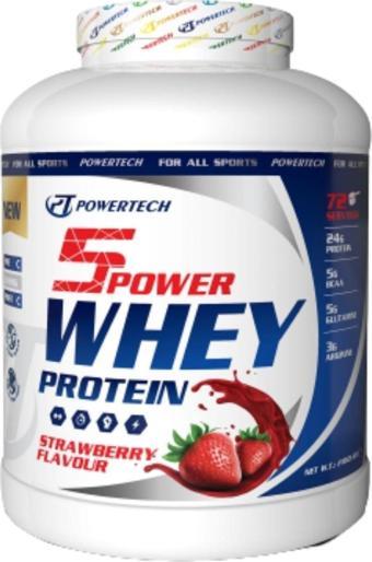 POWERTECH 5power Whey Protein Tozu 72 Servis 2160 Gr Çilek Aromalı