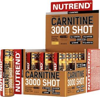 Nutrend Portakal Aromalı L-carnitine Shot 3000 mg 20 Ampul