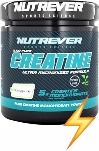 Nutrever Creatine Ultra Micronized Formula 250 Gr Dayanıklılık Kas Kütlesi Enerji Güç Performans