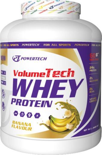 POWERTECH Volumetech Whey Protein 2400 Gr Muz Aromalı Protein Tozu