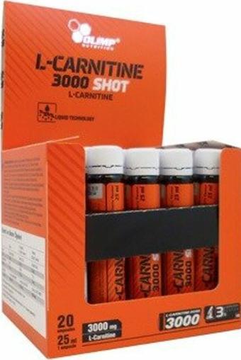 Olimp L-carnitine 3000 Shot 20 Ampül  Kiraz