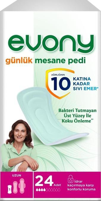 Evony Günlük Mesane Pedi Uzun 24x4 96 Adet