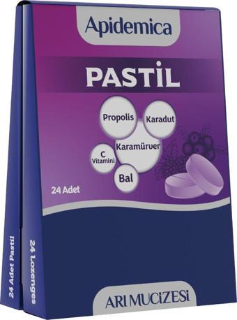 Apidemica Pastil (karadut, Karamürveri, Propolis, Bal Ve C Vitamin)