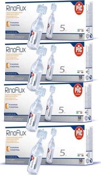 4 KUTU PIC SOLUTION PİC RİNOFLUX SERUM FİZYOLOJİK 5 ml x 10 Adet