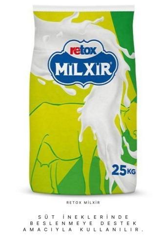 Retox Milxir Süt İnekleri İçin Yem Katkı 25 Kg