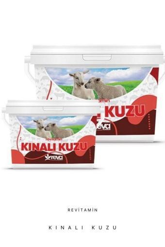Revitamin Kınalı Kuzu Koyun Keçi Kuzu ve Buzağı Hayvan Yem Katkı 20 KG Kova