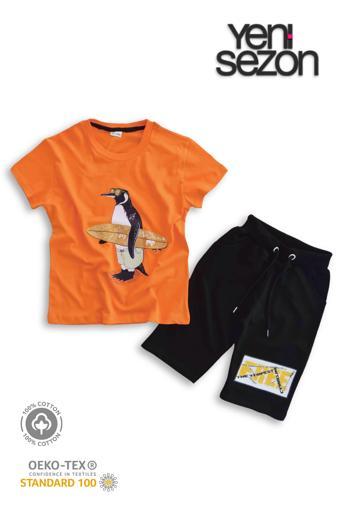 Triliya Pamuklu Unisex Çocuk Kapri Takımı (Cepli & Kordonlu, 3-12 Yaş)