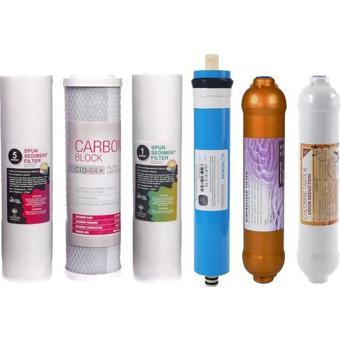 E-Water Su Arıtma Cihazı 6'lı Filtre Seti Ekonomik Set Vontron Membranlı Gold Mineral Filtre