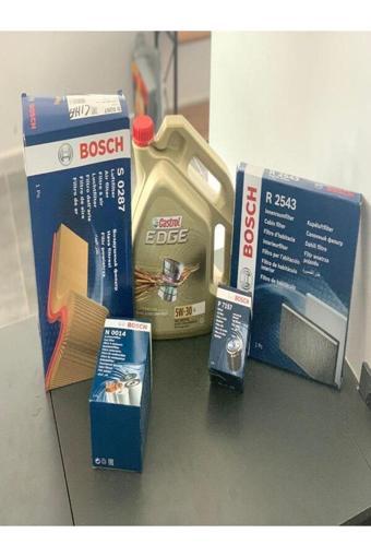 Bosch Golf 7 7.5 1.6 Tdi Uyumlu  Yağ Bakım Seti Castrol Edge Ll