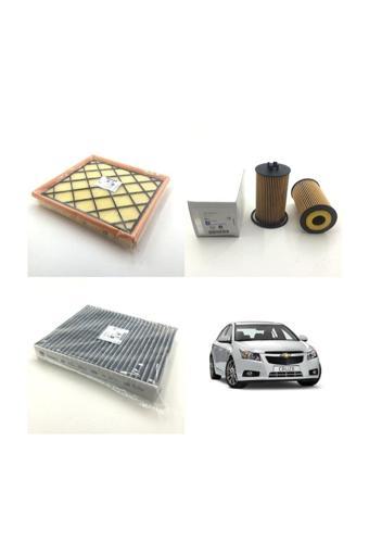 Gm Chevrolet Cruze 1.6 Benzin Ve Lpg (2009 Ve Sonrası) Filtre Bakım Seti