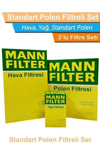 Mann Fılter Uzmanparça Honda Civic Fb7 1.6 Mann Filtre Bakım Seti 2012-2016|Hava+Yağ+Standart Polen