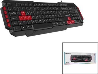 EVEREST KB-G7-ARMOR  USB KABLOLU  OYUNCU KLAVYE  RENKLİ OYUN TUŞLARI - MULTİMEDYA TUŞLARI   150CM (5060)
