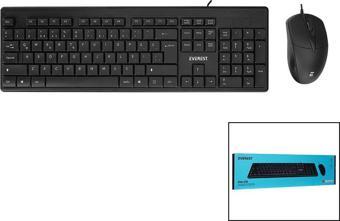 EVEREST KM-515  USB KABLOLU  KLAVYE - MOUSE  SET   Q KLAVYE (5060)