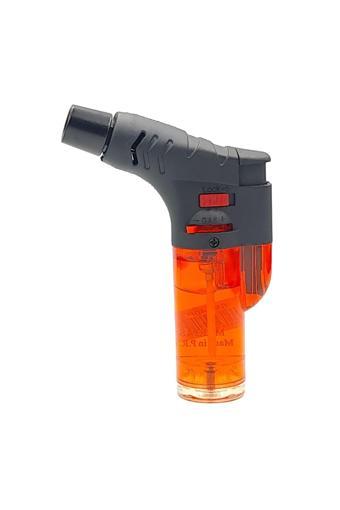 Sedef Silver Turbo Pürmüz Alev Gaz Ayarlı Kilit Düğmeli Profesyonel Gazlı Doldurulabilir Piknik Kamp Torch Çakmak